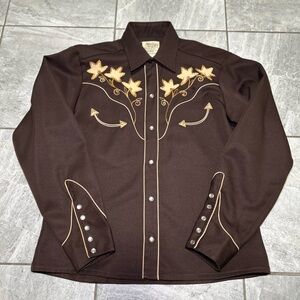 Vintage 1970s H Bar C Ranchwear Western Shirt Women’s Large Shasta Model